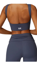 Load image into Gallery viewer, Kate Bow Crop and Bootcut Yoga Pants Set
