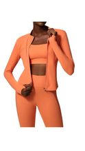 Load image into Gallery viewer, Kate Bow Jacket, Crop and Leggings Set
