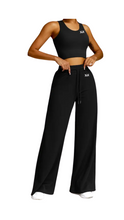 Load image into Gallery viewer, Kate Bow Wide leg Co-Ord