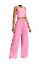 Load image into Gallery viewer, Kate Bow Wide leg Co-Ord