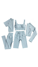Load image into Gallery viewer, Kate Bow Pastel Mix and Match Fitness Set