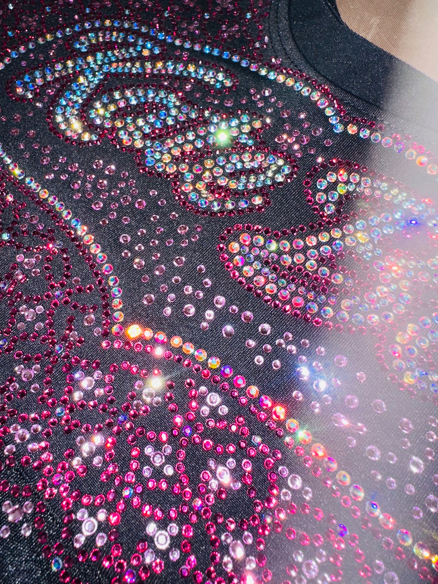 Kate Bow Rhinestone Crop