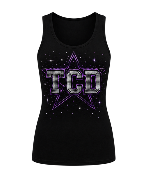 TCD Rhinestone Vest