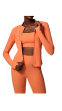 Load image into Gallery viewer, Kate Bow Jacket, Crop and Leggings Set
