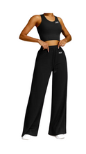 Load image into Gallery viewer, Kate Bow Wide leg Co-Ord
