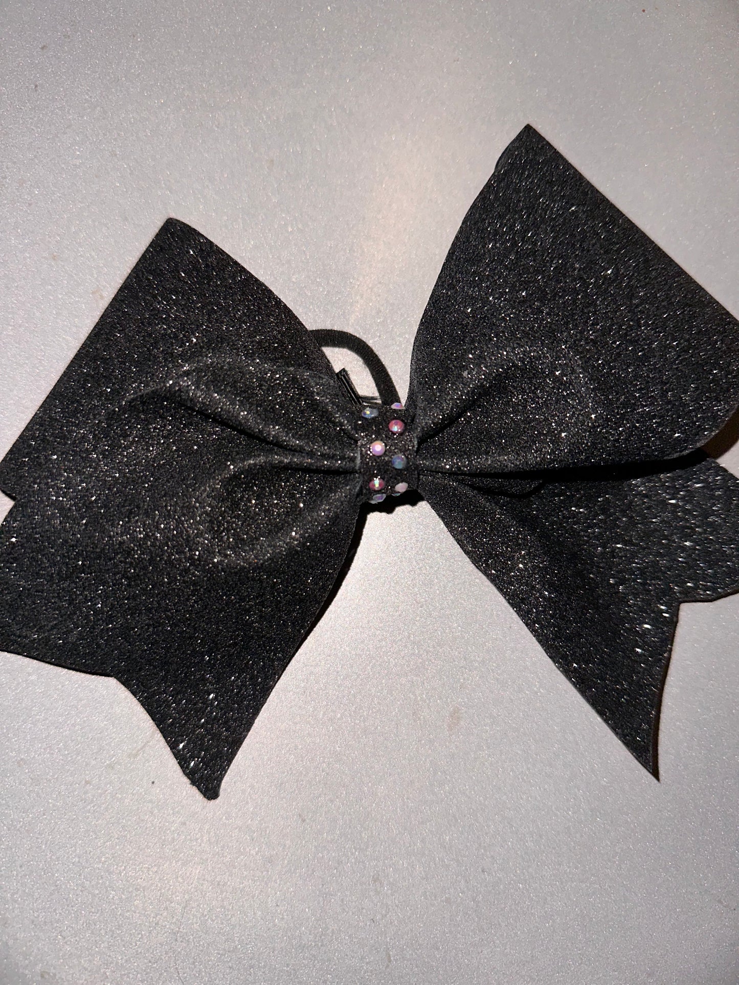 Practice Black Glitter Bow Tails