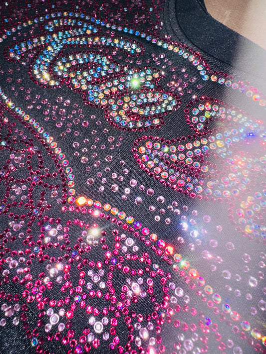 Kate Bow Rhinestone Crop