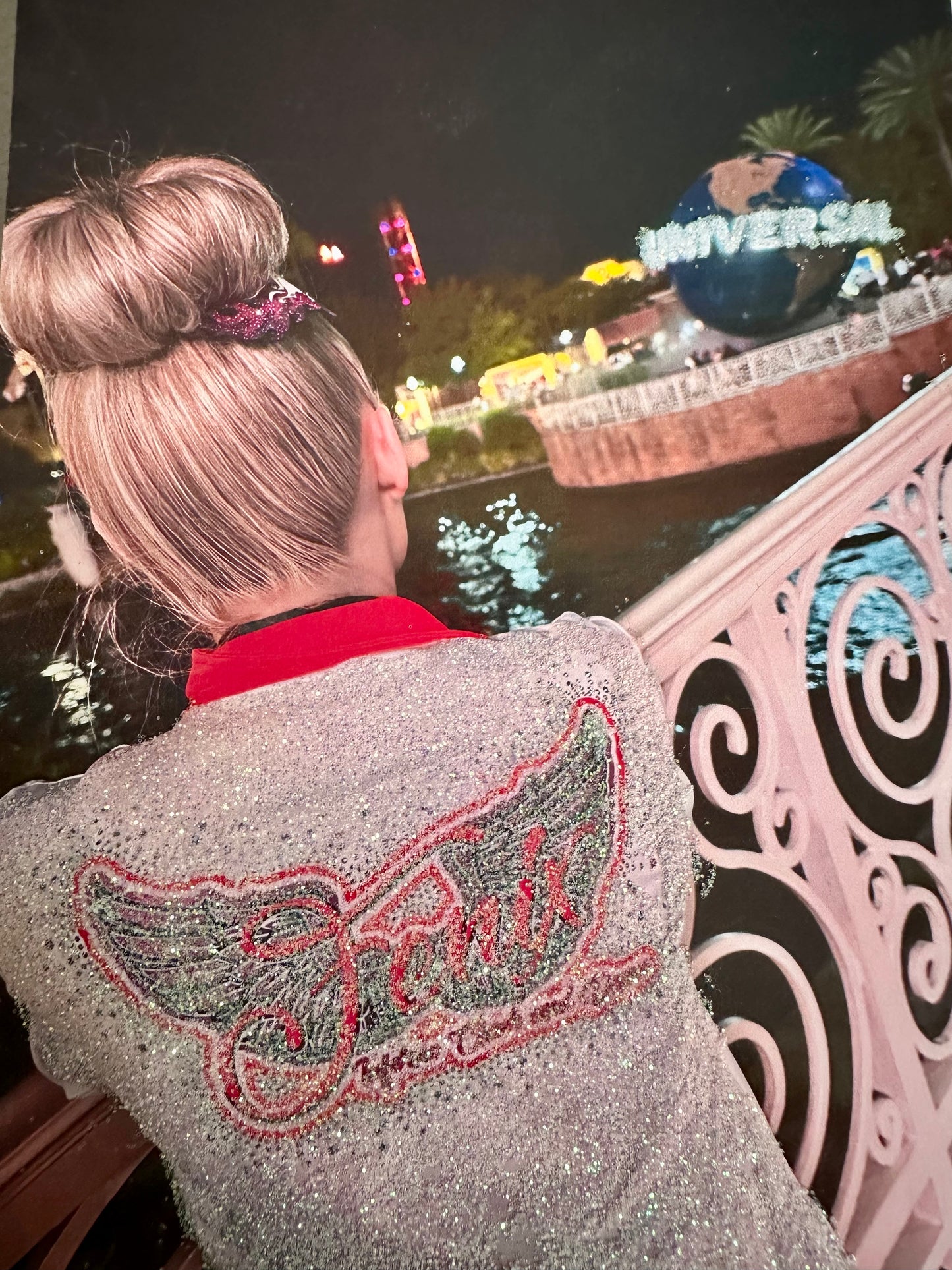 Personalised Glittered Cheer Print