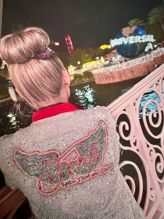 Personalised Glittered Cheer Print