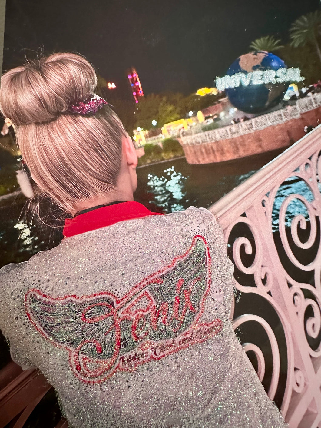 Personalised Glittered Cheer Print