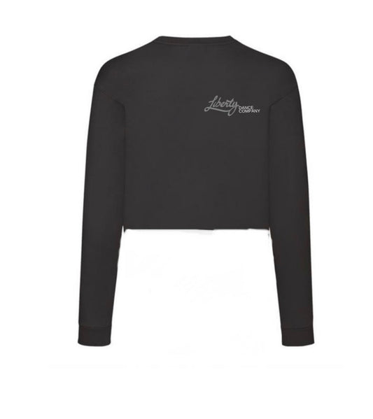Liberty long sleeve cropped t shirt