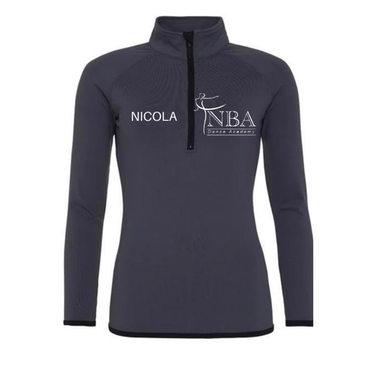 NBA Half Zip Warm Up (includes small name on front)
