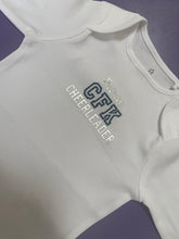 Load image into Gallery viewer, Personalised Future Cheerleader Baby Body Suit
